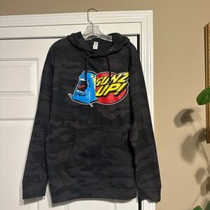 Gunz Up Camo Hoodie Sweatshirt - Size L